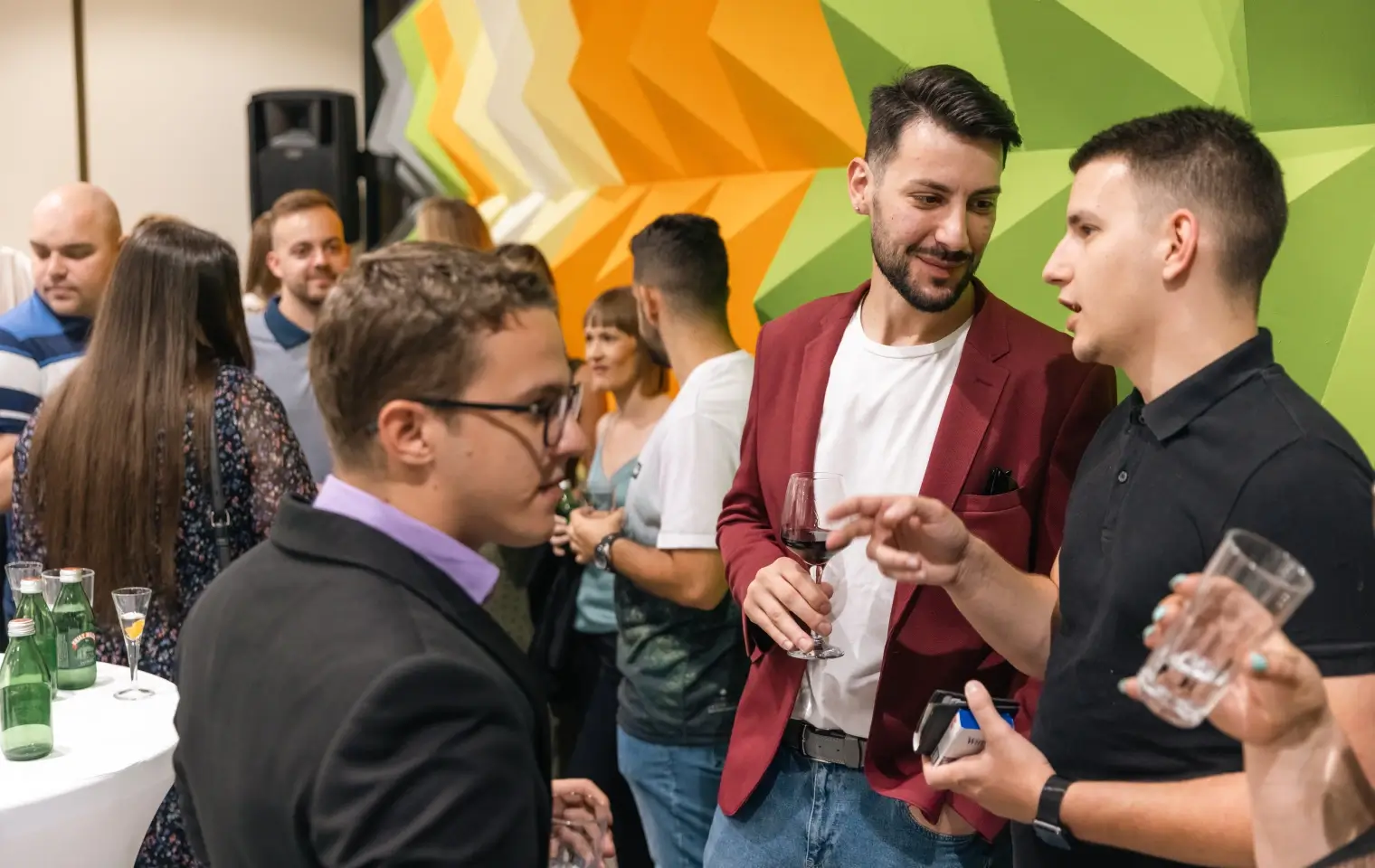 Del Systems team celebrating 20 years at a privately-organized cocktail party Del Systems team celebrating 20 years at a privately-organized cocktail party